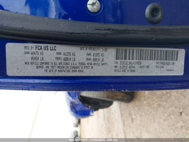 2C3CDZL90LH124595 Dodge Challenger Srt Hellcat Redeye