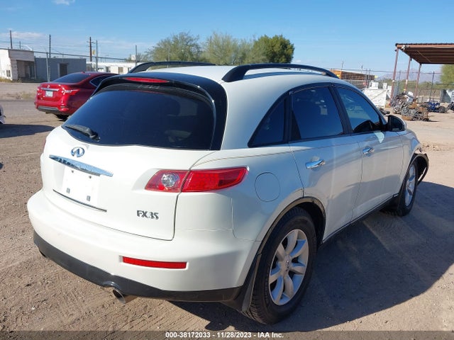 2005 INFINITI FX35 VIN: JNRAS08U65X103573