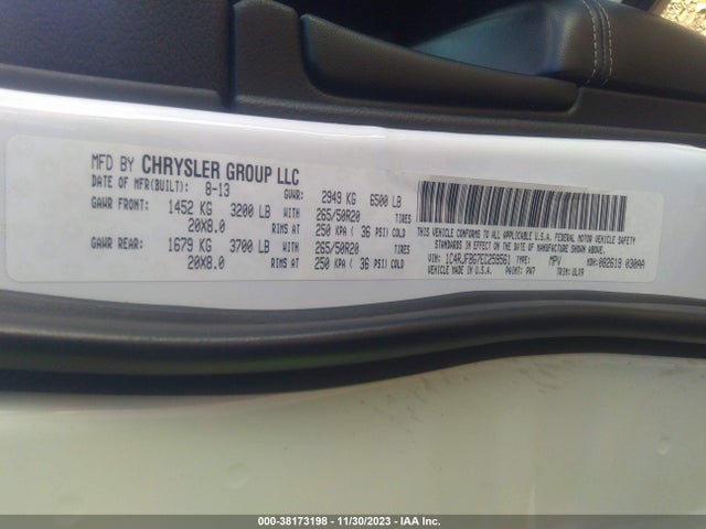 2014 JEEP GRAND CHEROKEE LIMITED VIN: 1C4RJFBG7EC259561