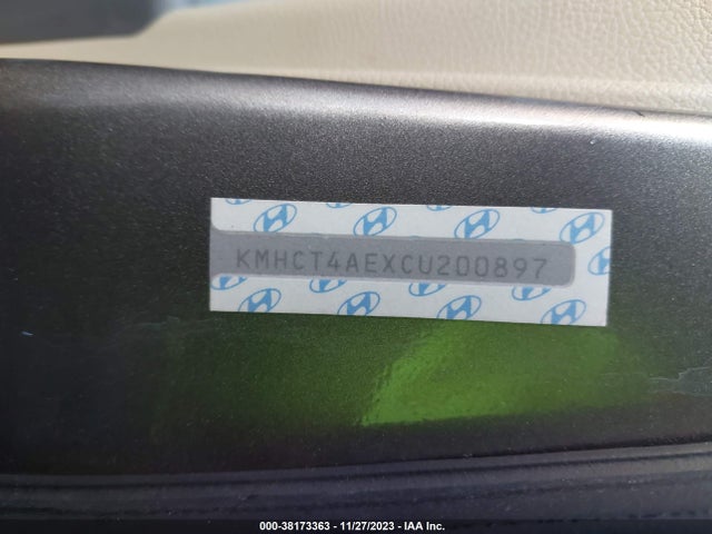 2012 HYUNDAI ACCENT GLS VIN: KMHCT4AEXCU200897