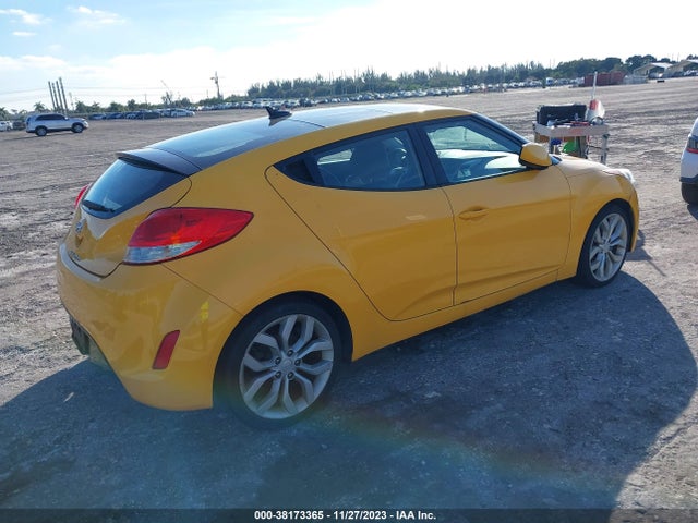 2012 HYUNDAI VELOSTER BASE W/BLACK VIN: KMHTC6AD9CU080867