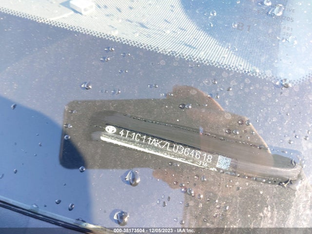 Toyota CAMRY LE 2020 4T1C11AK7LU364618 Image 9
