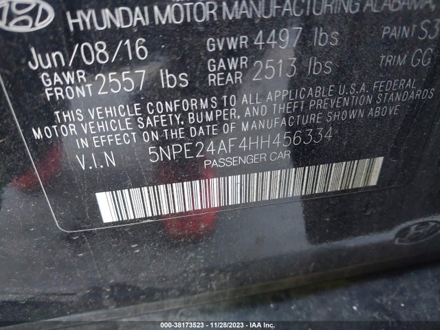 Hyundai SONATA SE 2017 5NPE24AF4HH456334 Image 21