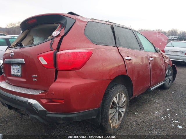 2017 NISSAN PATHFINDER SV VIN: 5N1DR2MM1HC652390