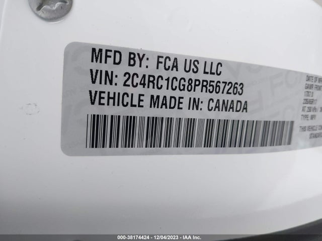 2C4RC1CG8PR567263 Chrysler Voyager Lx