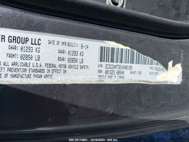 Dodge Charger Sxt 2016 2C3CDXHG4GH144155 Image 9
