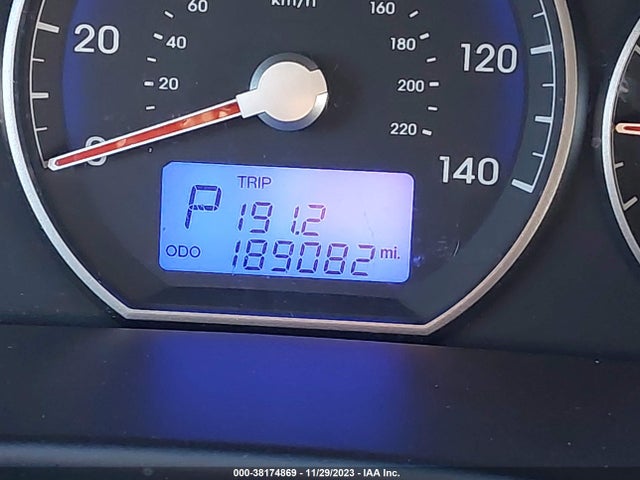 2012 HYUNDAI SANTA FE GLS VIN: 5XYZGDAB8CG136756