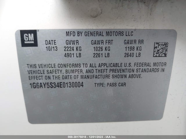 Cadillac Cts Performance 2014 1G6AY5S34E0130004 Image 9