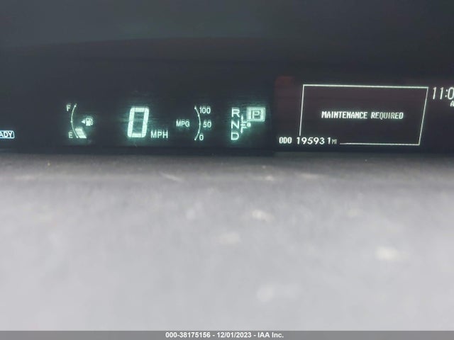 2013 TOYOTA PRIUS TWO VIN: JTDKN3DUXD5636233