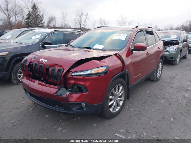 2014 Jeep Cherokee Limited მანქანა იყიდება აუქციონზე, vin: 1C4PJLDB5EW283573, აუქციონის ნომერი: 38175289