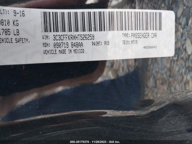 3C3CFFKRXHT526259 Fiat 500 POP