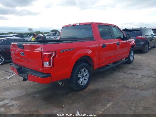 2016 FORD F-150 XL VIN: 1FTEW1CF1GKD52402