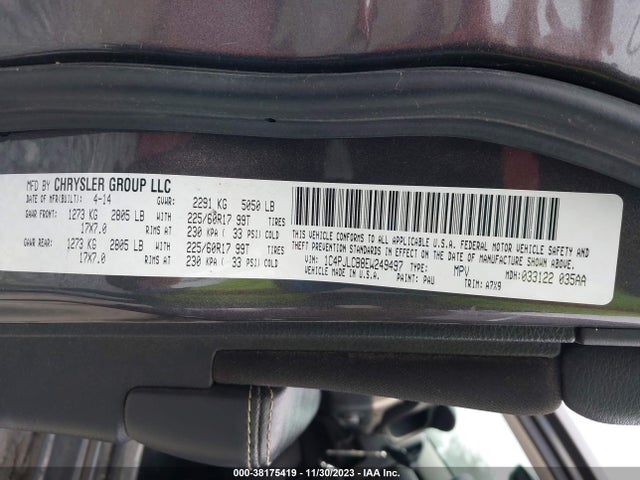 Jeep Cherokee Latitude 2014 1C4PJLCB8EW249497 Image 9