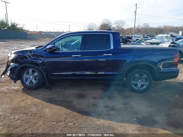 2022 HONDA RIDGELINE RTL-E VIN: 5FPYK3F79NB004910