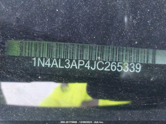 Nissan Altima 2.5 S 2018 1N4AL3AP4JC265339 Image 9