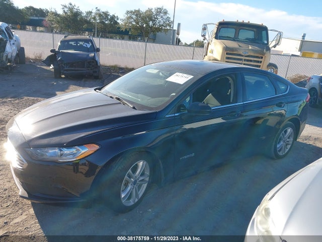 2018 FORD FUSION HYBRID SE VIN: 3FA6P0LU1JR274707