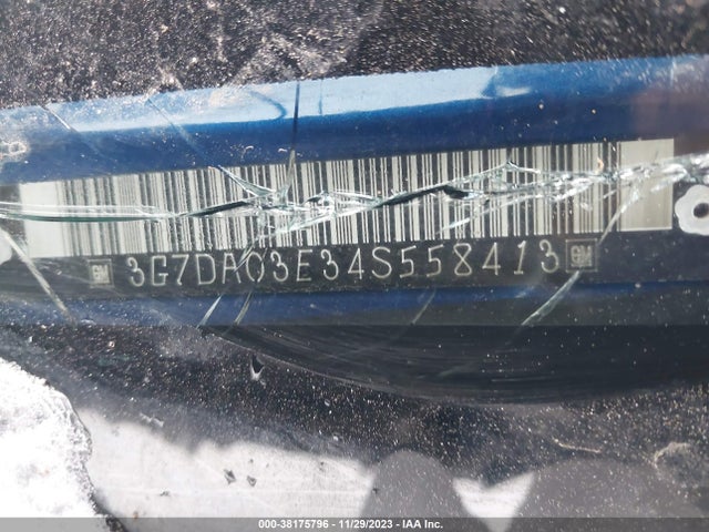 2004 PONTIAC AZTEK VIN: 3G7DA03E34S558413