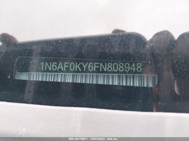 2015 NISSAN NV CARGO NV2500 HD SV V8 VIN: 1N6AF0KY6FN808948