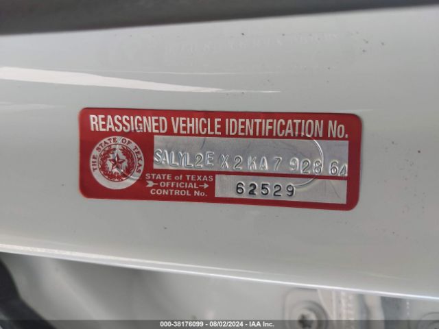 SALYL2EX2KA792864 Land Rover Range Rover Velar P250 R-dynamic Se