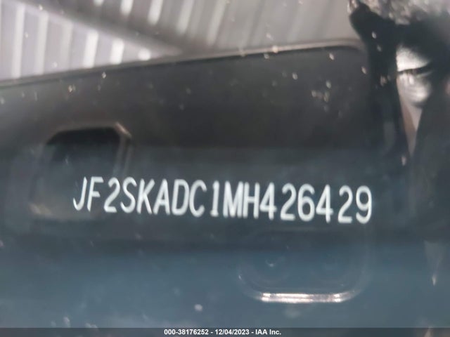 2021 SUBARU FORESTER VIN: JF2SKADC1MH426429