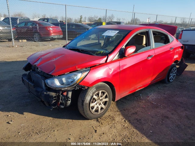 2012 HYUNDAI ACCENT GLS VIN: KMHCT4AE5CU073640