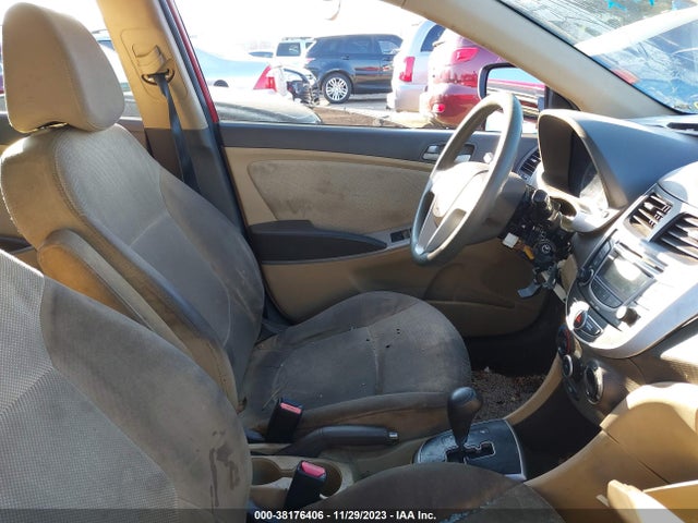 2012 HYUNDAI ACCENT GLS VIN: KMHCT4AE5CU073640