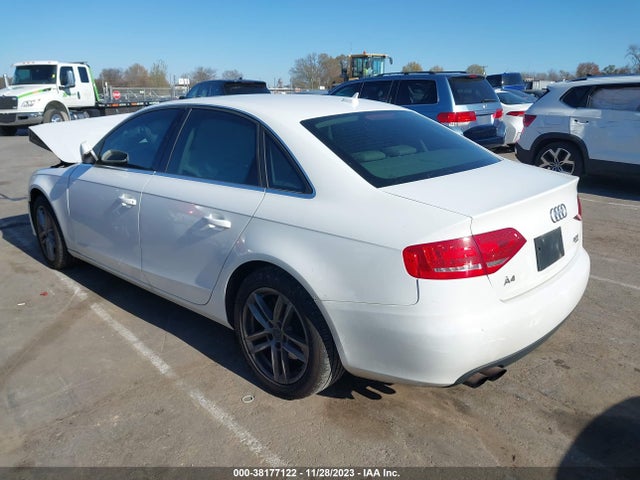 2010 AUDI A4 2.0T PREMIUM VIN: WAUFFAFL6AN039628