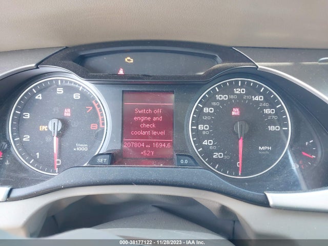 2010 AUDI A4 2.0T PREMIUM VIN: WAUFFAFL6AN039628