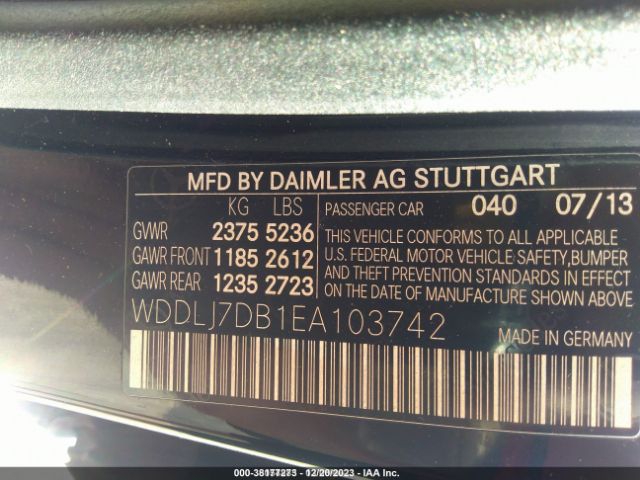 2014 MERCEDES-BENZ CLS-CLASS WDDLJ7DB1EA103742 Photo 8