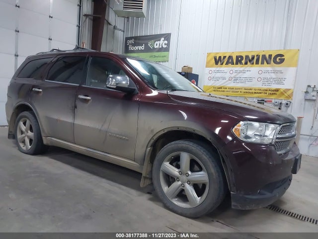 2012 DODGE DURANGO CITADEL VIN: 1C4SDJETXCC213210