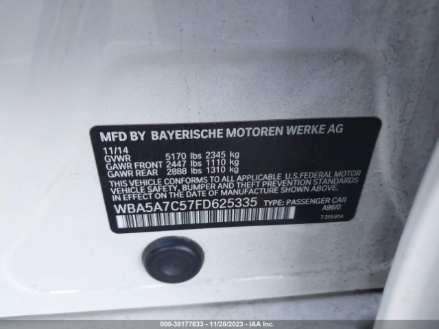 WBA5A7C57FD625335 BMW 528i Xdrive