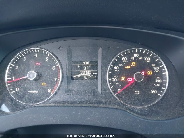 2012 VOLKSWAGEN JETTA 2.5L SE VIN: 3VWBP7AJ3CM307150
