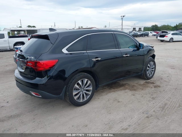 2014 ACURA MDX TECHNOLOGY PACKAGE VIN: 5FRYD3H47EB018485