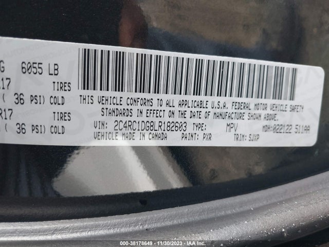 2C4RC1DG8LR182603 Chrysler Voyager Lxi