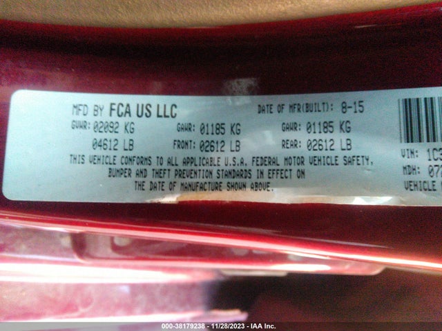 Chrysler 200 Limited 2015 1C3CCCAB8FN753765 Image 9