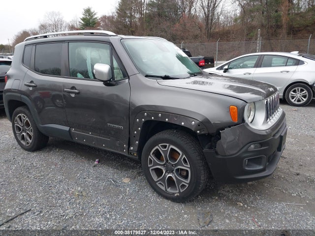 2016 JEEP RENEGADE LIMITED VIN: ZACCJBDT6GPD08451