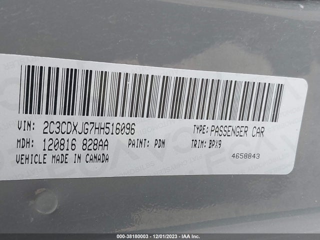 Dodge Charger Sxt Awd 2017 2C3CDXJG7HH516096 Image 9