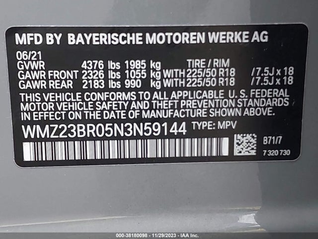 2022 MINI COUNTRYMAN WMZ23BR05N3N59144 Photo 8