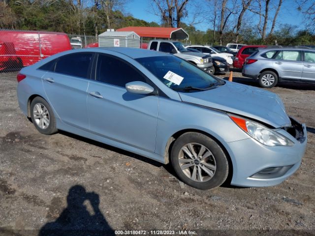 2014 Hyundai Sonata Gls მანქანა იყიდება აუქციონზე, vin: 5NPEB4AC9EH855144, აუქციონის ნომერი: 38180472