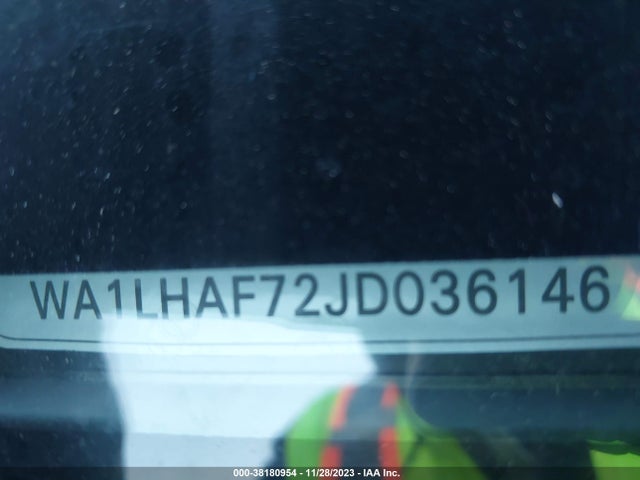 WA1LHAF72JD036146 Audi Q7 2.0t Premium