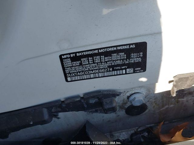 5UXTA6C03M9E66274 BMW X5 Xdrive45e