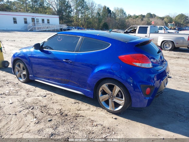 2013 HYUNDAI VELOSTER TURBO W/BLACK VIN: KMHTC6AE4DU085632