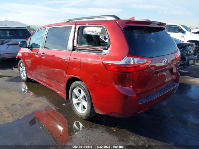 2018 TOYOTA SIENNA LE 8 PASSENGER VIN: 5TDKZ3DCXJS933648