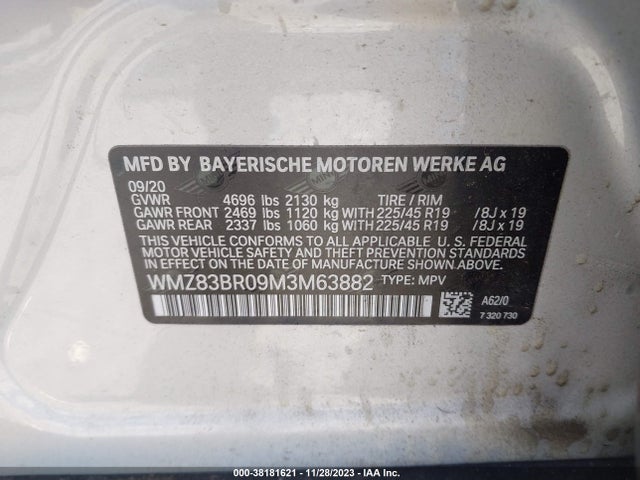 2021 MINI COUNTRYMAN WMZ83BR09M3M63882 Photo 8
