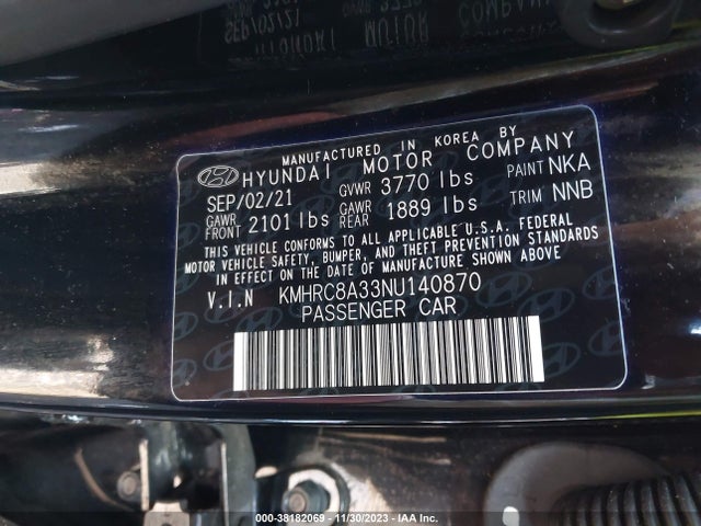 Hyundai Venue Sel 2022 KMHRC8A33NU140870 Image 9