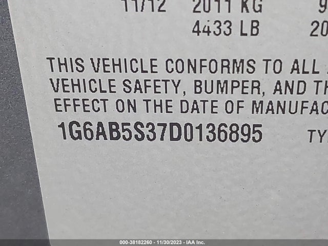 2013 CADILLAC ATS 1G6AB5S37D0136895 Photo 8