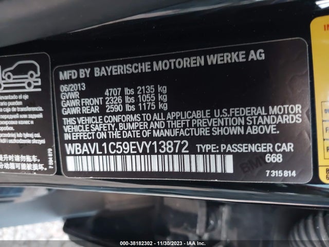 BMW X1 Xdrive28i 2014 WBAVL1C59EVY13872 Image 9