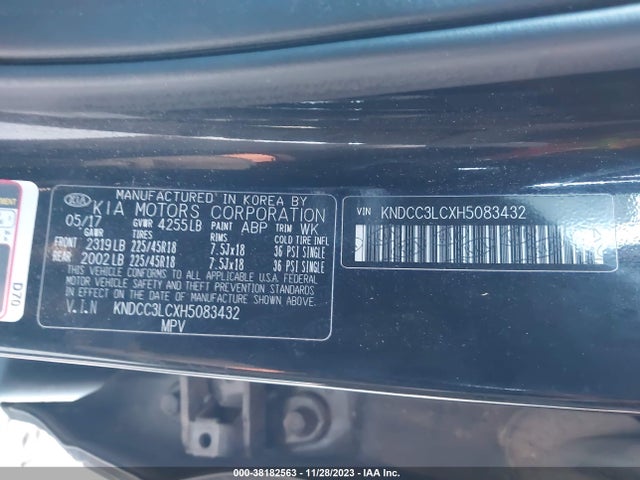 Продажа на аукционе авто 2017 Kia Niro Ex, vin: KNDCC3LCXH5083432, номер лота: 38182563