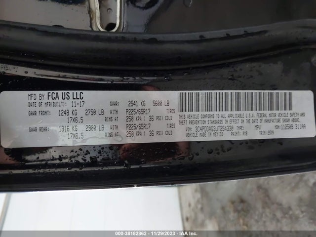 Dodge Journey Se Awd 2018 3C4PDDAG3JT254330 Image 9
