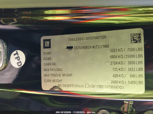 GMC Sierra 1500 Slt 2019 1GTU9DED0KZ117988 Image 9